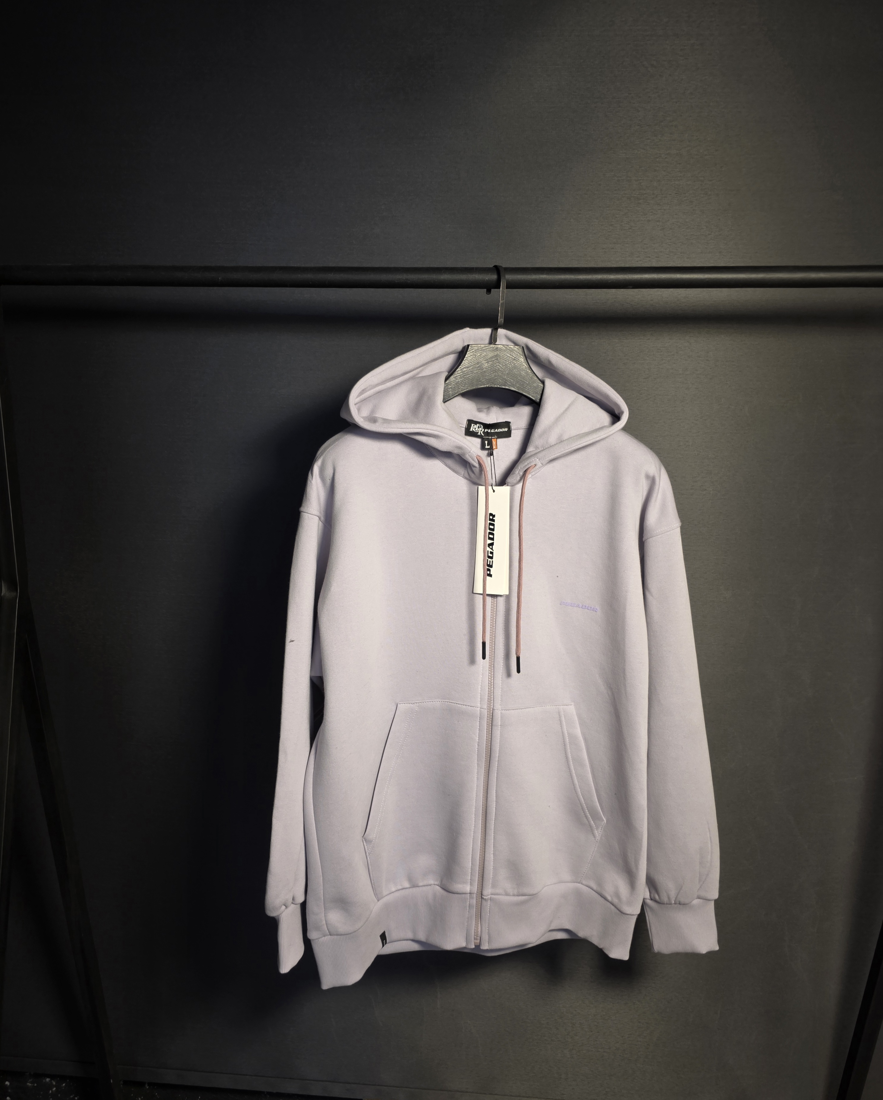 سویشرت تمام زیپ مارک پگادور رنگ بنفش