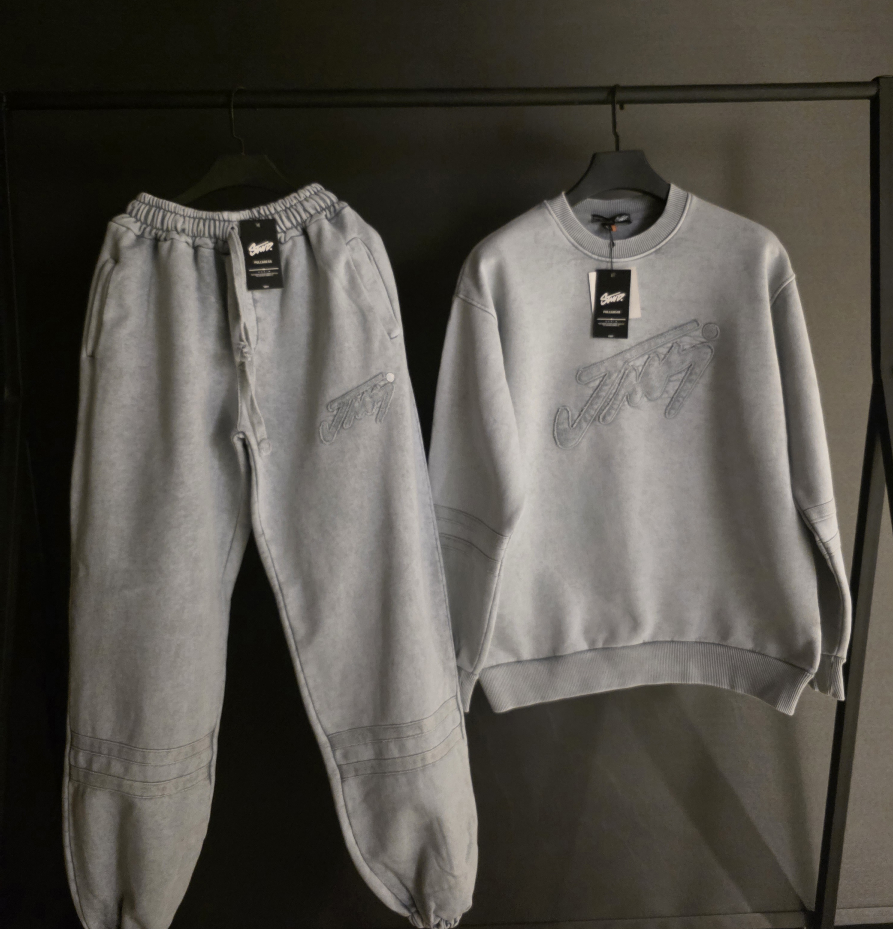 ست دورس و جاگر رنگ طوسی روشن