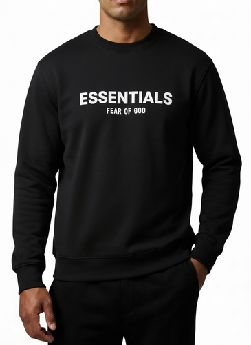 دورس چاپ وسط سینه ESSENTIAL رنگ: مشکی