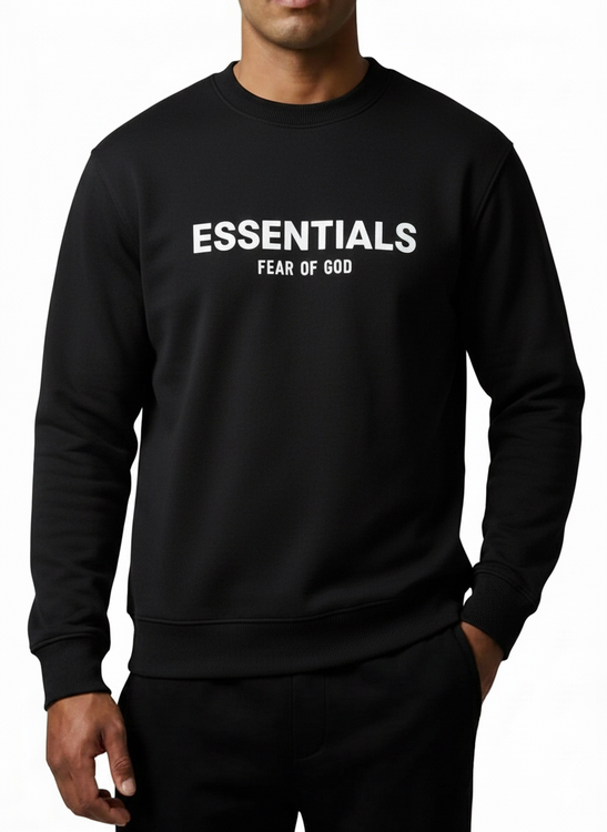 دورس چاپ وسط سینه ESSENTIAL رنگ : مشکی